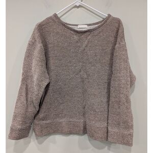 CP Shades Brown Long Sleeve Cotton Wool Blend Pullover Size XS